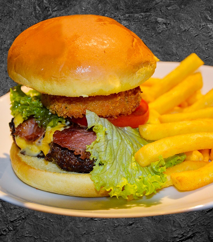 BBQ Beef Bacon Cheese Burger 